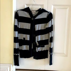 Block striped light jacket